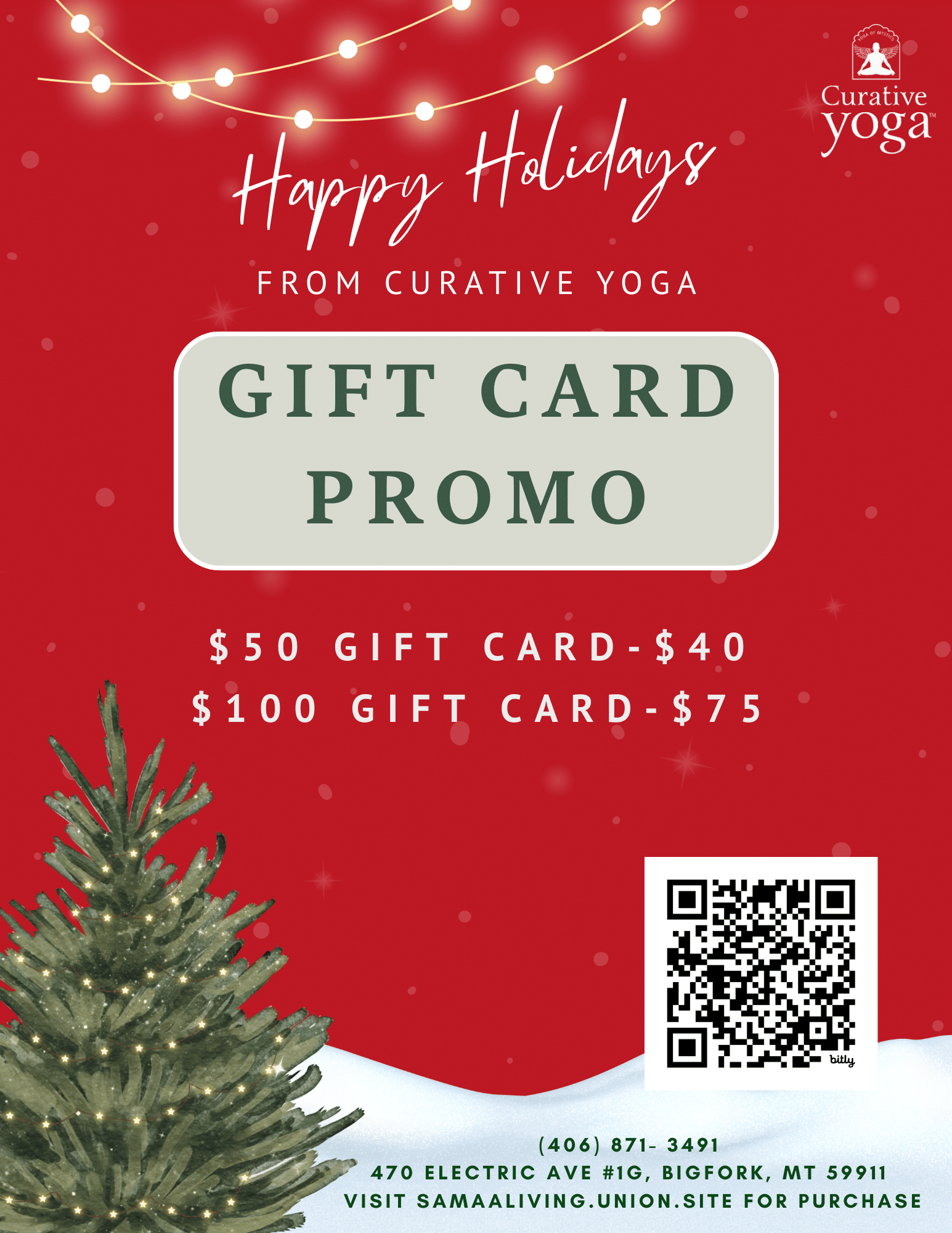 dec gc promo 1 Curative Yoga Bigfork gift cards