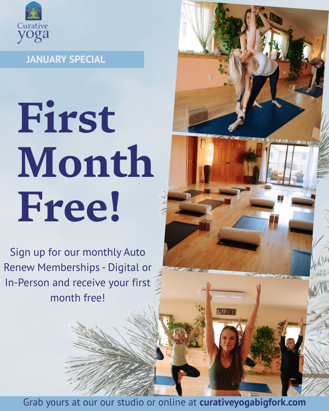 curative yoga bigfork free yoga